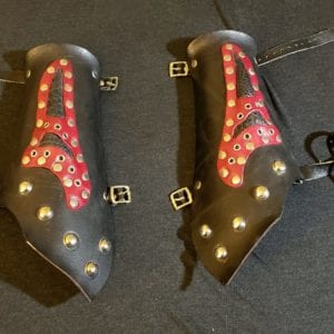 Red and Black bracers
