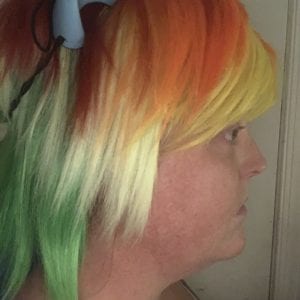 Rainbow dash wig & ears