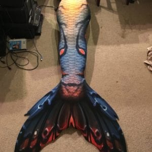 Fabric mertailor mermaid tail
