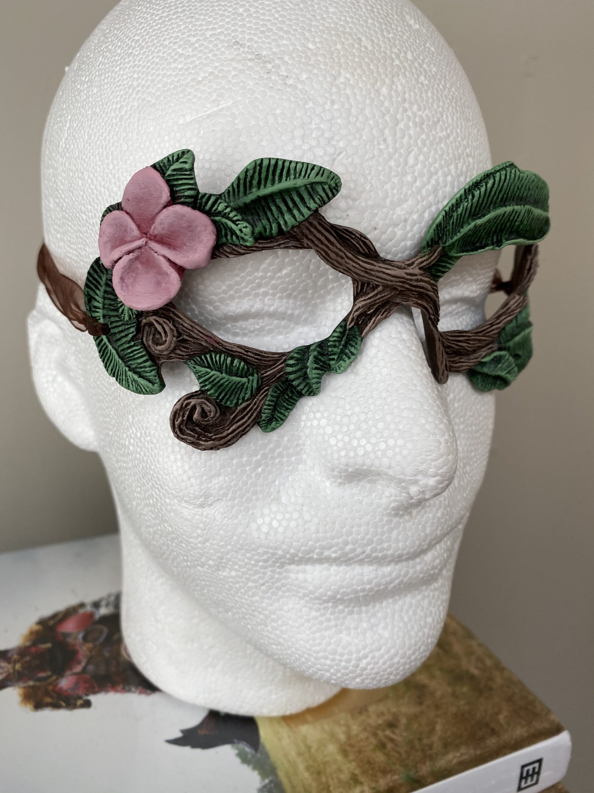 Floral earth resin mask