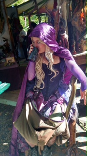 Purple and Black Fairy Bodice