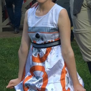 Star Wars BB-8 Bubble Dress with Matching Fascinator Headpiece