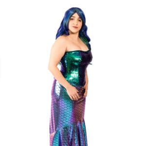 Mermaid Sequin Corset & Skirt