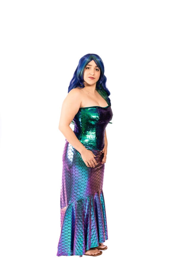 Mermaid Sequin Corset & Skirt