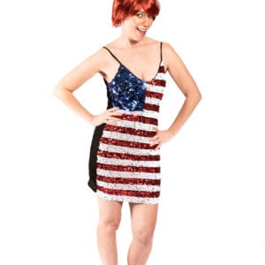 American Flag Sequin Dress