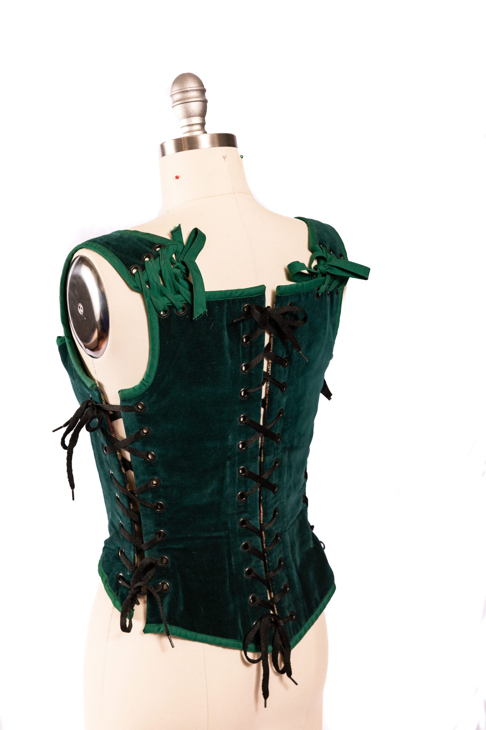 reverse-able bodice: green and leaf