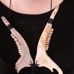 jaw bone necklace