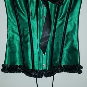 Green and Black Corset