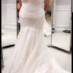 Mermaid wedding dress -could be crafted into a mermaid fairydress or something simular.