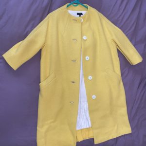 50’s Bright Yellow Bell Coat